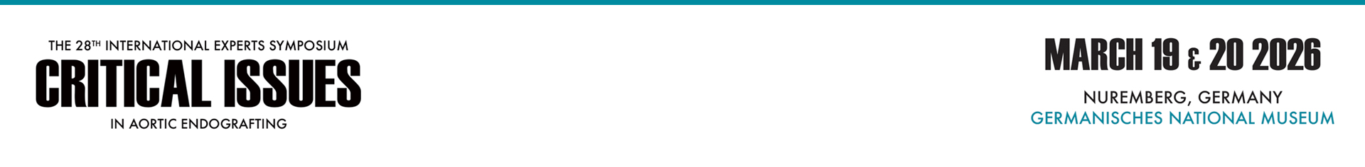 Critical Issues | March 19 & 20, 2026 | Nuremberg, Germany